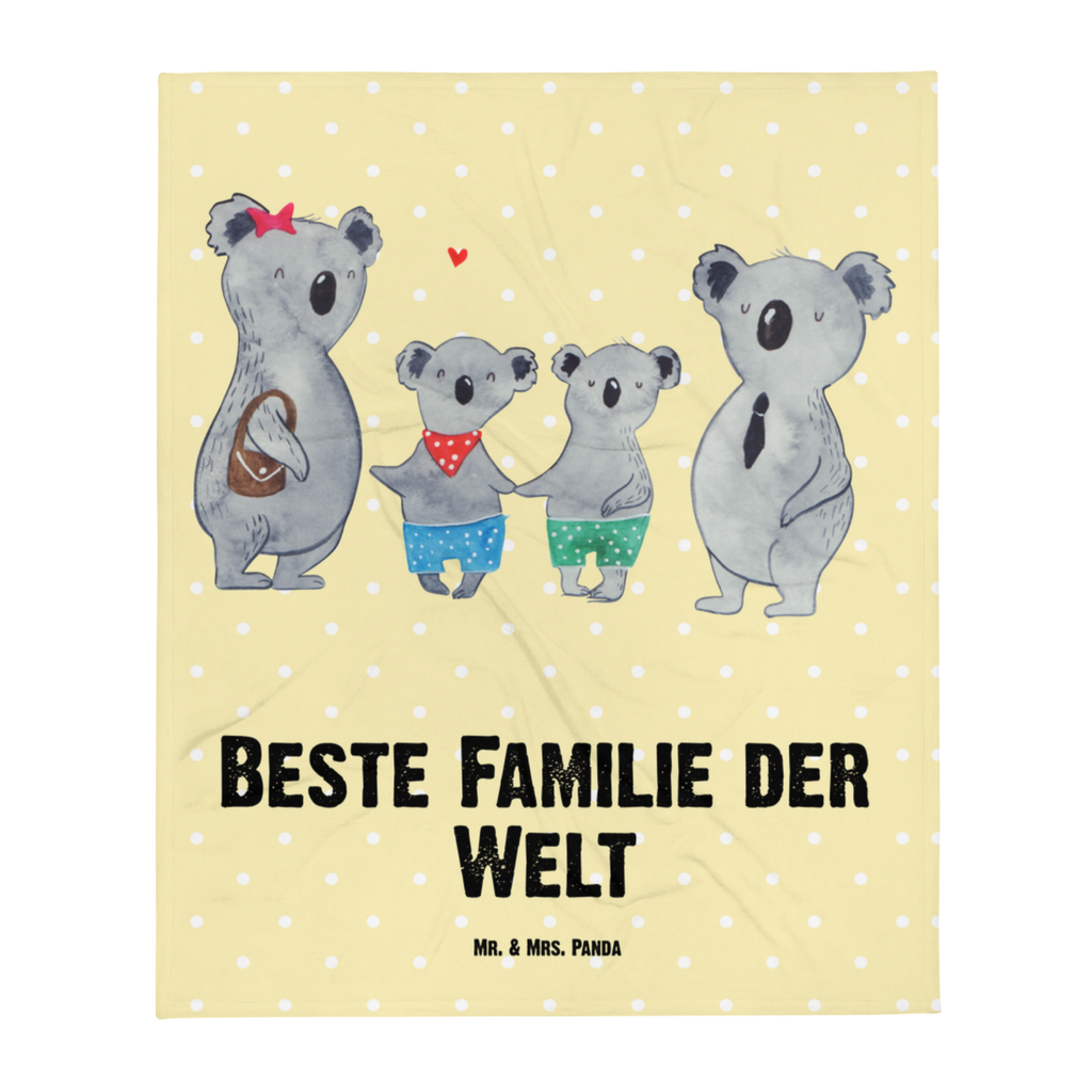 Kuscheldecke Koala Familie zwei