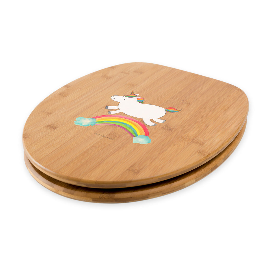 Motiv WC Sitz Einhorn Regenbogen Klobrille, Klodeckel, Toilettendeckel, WC-Sitz, Toilette, Einhorn, Einhörner, Einhorn Deko, Pegasus, Unicorn, Regenbogen, Glitzer, Einhornpower, Erwachsenwerden, Einhornautobahn