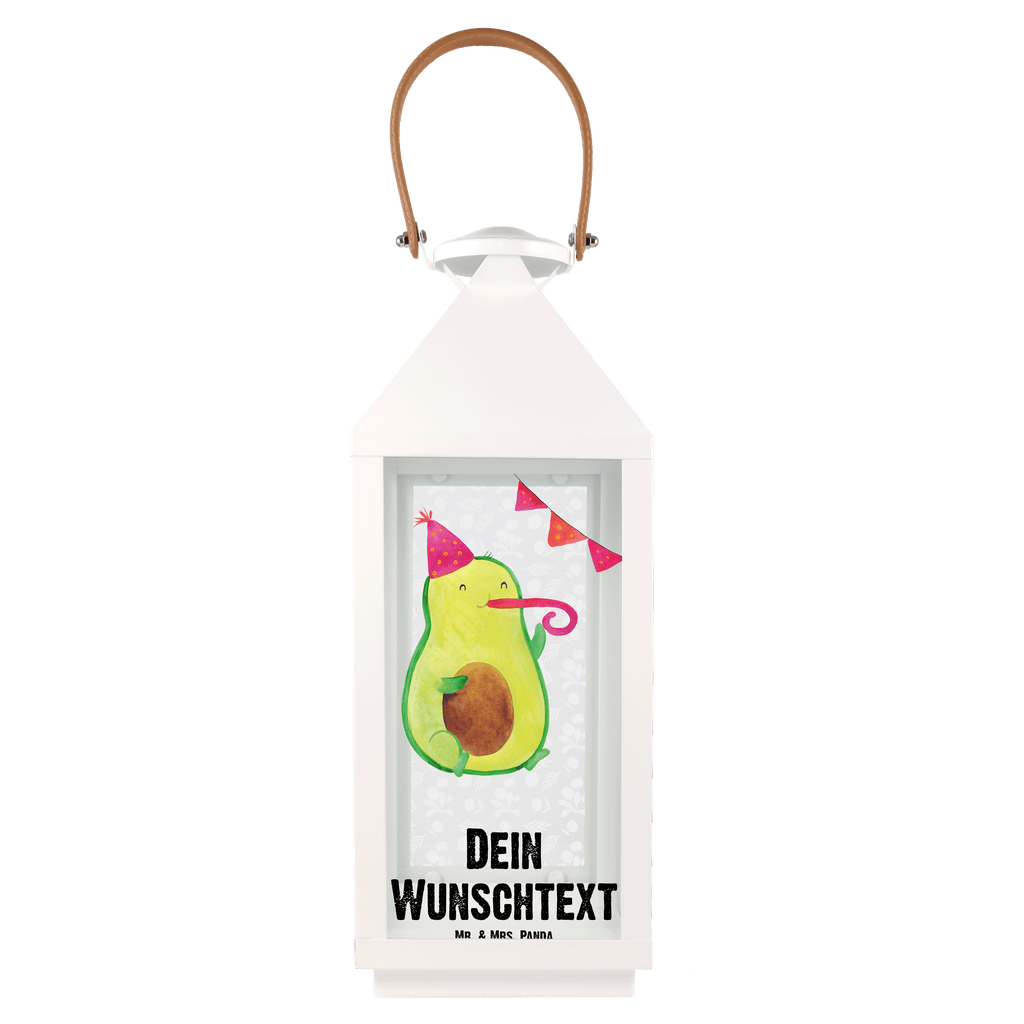 Personalisierte Deko Laterne Avocado Party Time Gartenlampe, Gartenleuchte, Gartendekoration, Gartenlicht, Laterne kleine Laternen, XXL Laternen, Laterne groß, Avocado, Veggie, Vegan, Gesund