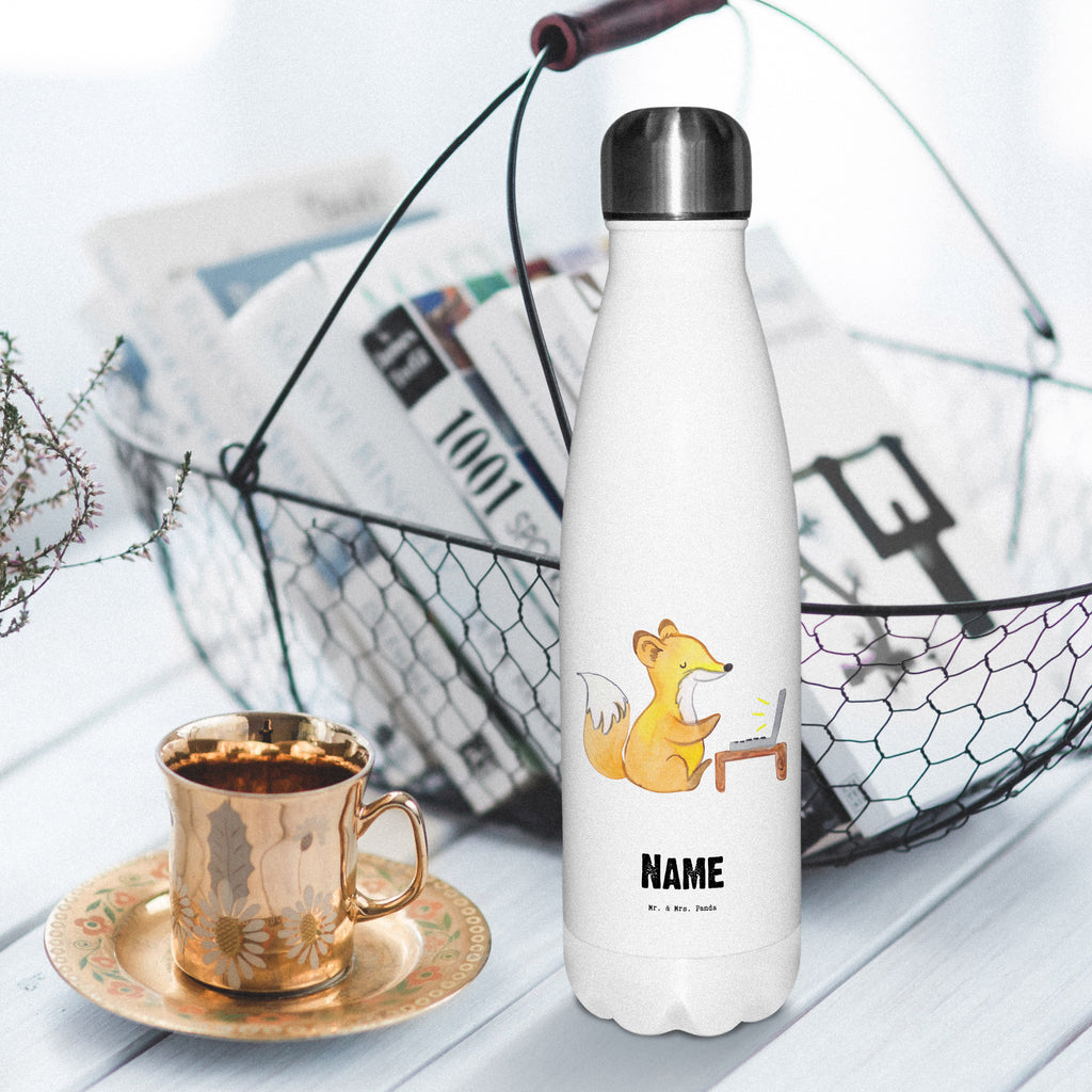 Personalisierte Thermosflasche Fuchs Bester Arbeitskollege der Welt Personalisierte Isolierflasche, Personalisierte Thermoflasche, Personalisierte Trinkflasche, Trinkflasche Mit Namen, Wunschname, Bedrucken, Namensflasche, für, Dankeschön, Geschenk, Schenken, Geburtstag, Geburtstagsgeschenk, Geschenkidee, Danke, Bedanken, Mitbringsel, Freude machen, Geschenktipp, Arbeitskollege, Kollege, Büro, Abschiedsgeschenk, Ruhestand, Arbeit, Mitarbeiter, Berufsgenosse, Beruf