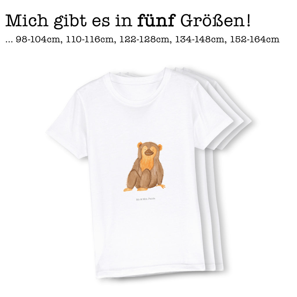 Organic Kinder T-Shirt Affe Kinder T-Shirt, Kinder T-Shirt Mädchen, Kinder T-Shirt Jungen, Afrika, Wildtiere, Affe, Äffchen, Affen, Selbstliebe, Respekt, Motivation, Selbstachtung, Liebe, Selbstbewusstsein, Selfcare