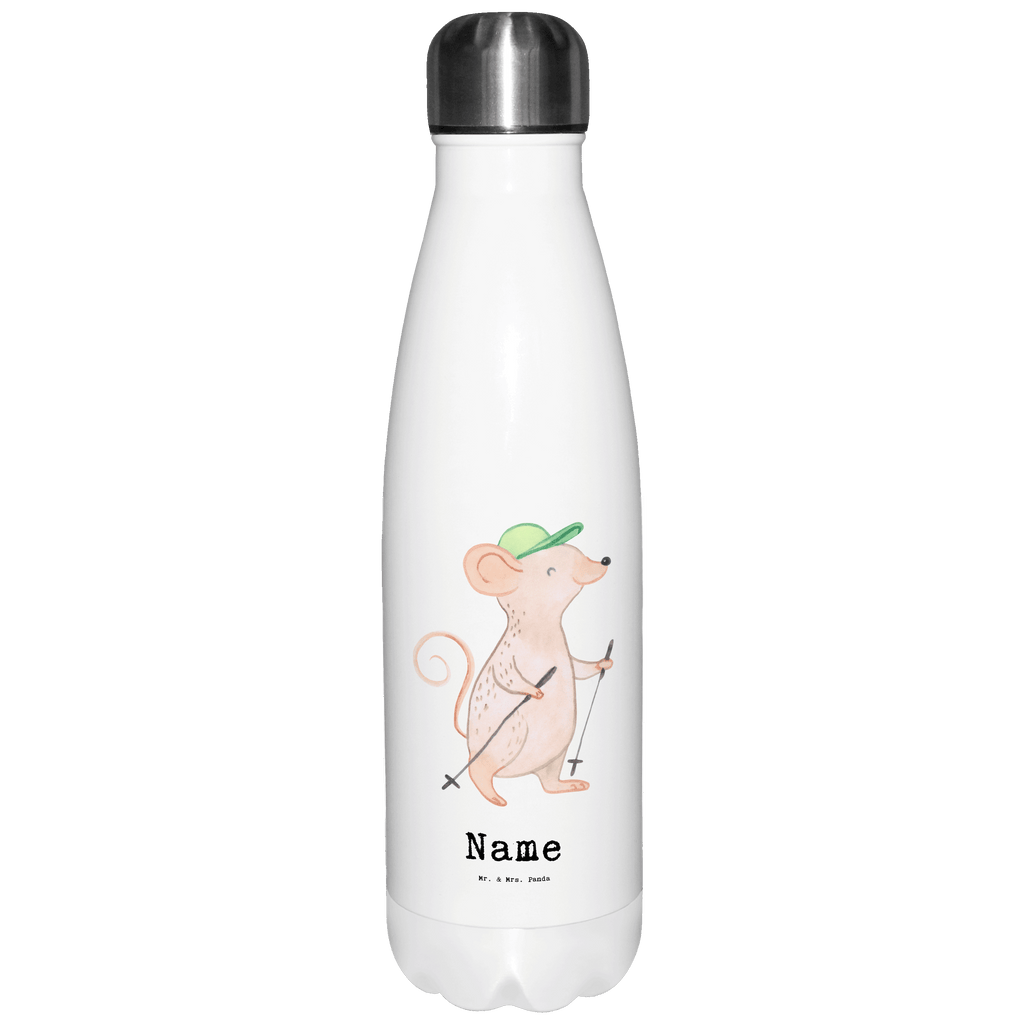 Personalisierte Thermosflasche Maus Walking Tage Personalisierte Isolierflasche, Personalisierte Thermoflasche, Personalisierte Trinkflasche, Trinkflasche Mit Namen, Wunschname, Bedrucken, Namensflasche, Geschenk, Sport, Sportart, Hobby, Schenken, Danke, Dankeschön, Auszeichnung, Gewinn, Sportler, Walking, Walken, schnelles Gehen, Spazieren gehen