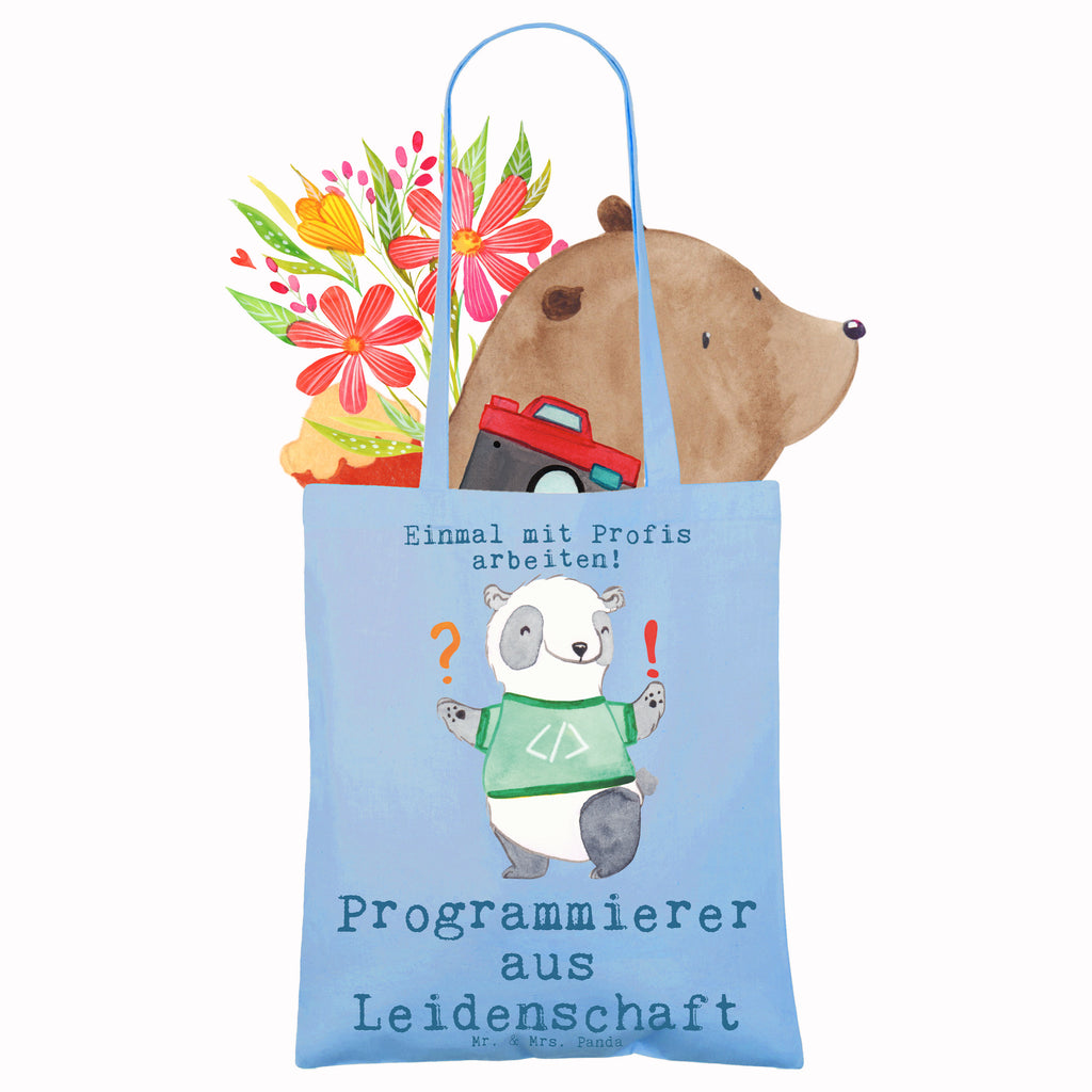 Tragetasche Programmierer aus Leidenschaft Beuteltasche, Beutel, Einkaufstasche, Jutebeutel, Stoffbeutel, Tasche, Shopper, Umhängetasche, Strandtasche, Schultertasche, Stofftasche, Tragetasche, Badetasche, Jutetasche, Einkaufstüte, Laptoptasche, Beruf, Ausbildung, Jubiläum, Abschied, Rente, Kollege, Kollegin, Geschenk, Schenken, Arbeitskollege, Mitarbeiter, Firma, Danke, Dankeschön, Programmierer, Softwareingenieur, Softwarentwickler, Computerfreak, Datenverarbeiter, Computerfachmann, IT-Spezialist, Nerd