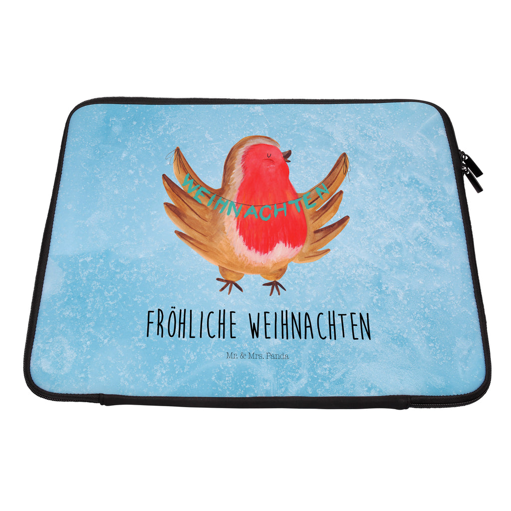 Notebook Tasche Rotkehlchen Weihnachten Notebook Tasche, Laptop, Computertasche, Tasche, Notebook-Tasche, Notebook-Reisehülle, Notebook Schutz, Winter, Weihnachten, Weihnachtsdeko, Nikolaus, Advent, Heiligabend, Wintermotiv, Frohe Weihnachten, Weihnachtsmotiv, Weihnachtsgruß, Vogel, xmas