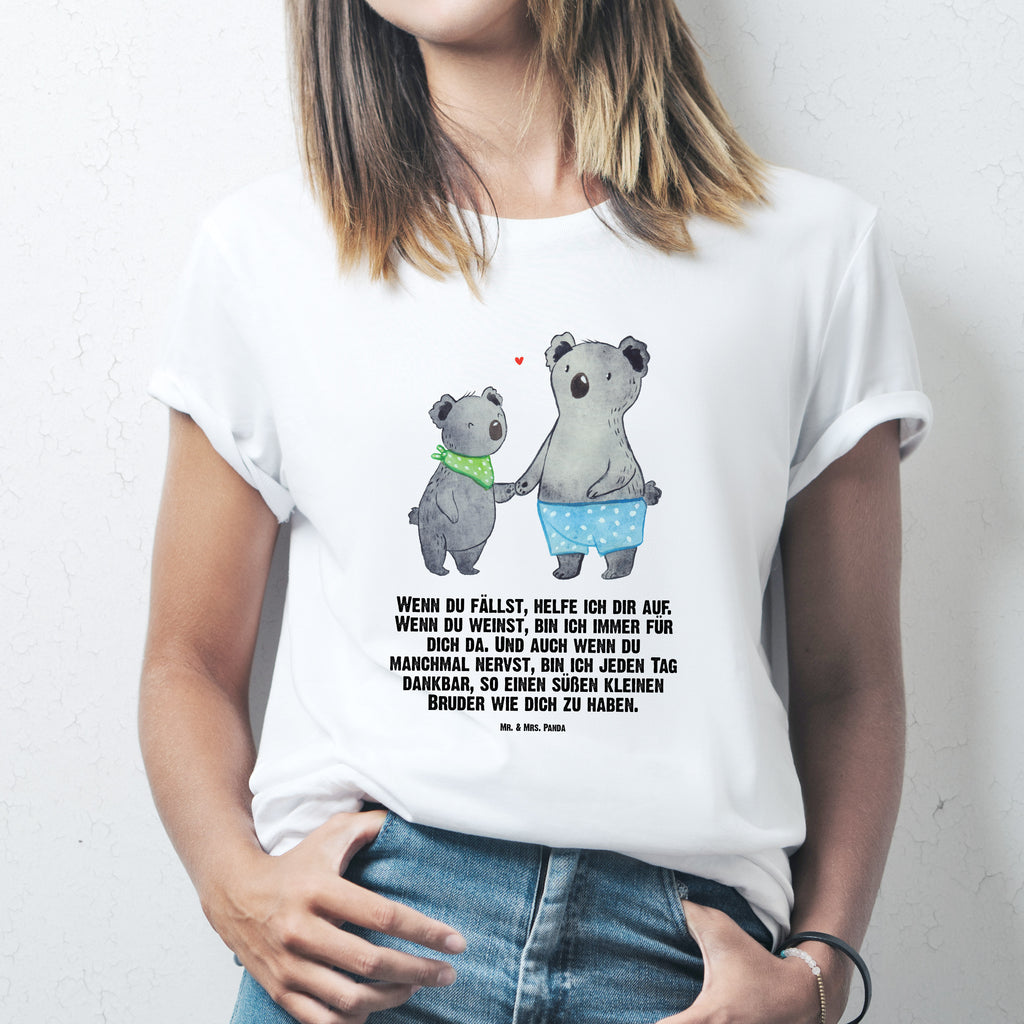 T-Shirt Standard Koala Kleiner Bruder T-Shirt, Shirt, Tshirt, Lustiges T-Shirt, T-Shirt mit Spruch, Party, Junggesellenabschied, Jubiläum, Geburstag, Herrn, Damen, Männer, Frauen, Schlafshirt, Nachthemd, Sprüche, Familie, Vatertag, Muttertag, Bruder, Schwester, Mama, Papa, Oma, Opa, Kleiner Bruder, Geschwister, Lieblingsbruder, Nesthäkchen, Koala, Koalas