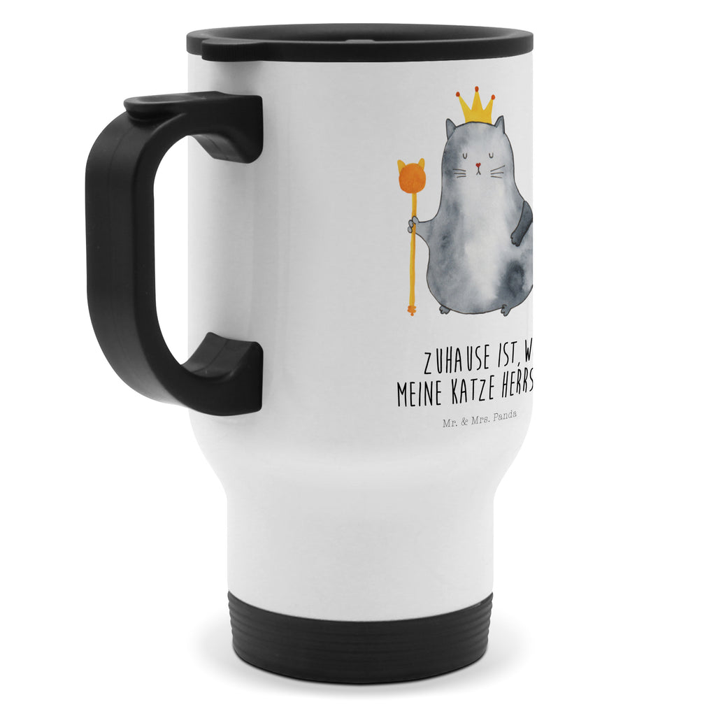 Thermobecher Katzen Koenig Thermobecher, To Go Becher, Thermotasse, Kaffeebecher, Isolierbecher, Thermobecher To Go, Warmhaltetasse, Edelstahlbecher, Reisebecher, Tasse mit Deckel, Thermobecher für 400 ml, Kaffeetasse zum Mitnehmen, Tasse zum Mitnehmen, Spülmaschinenfest, Katze, Katzenmotiv, Katzenfan, Katzendeko, Katzenfreund, Katzenliebhaber, Katzenprodukte, Katzenartikel, Katzenaccessoires, Katzensouvenirs, Katzenliebhaberprodukte, Katzenmotive, Katzen, Kater, Mietze, Cat, Cats, Katzenhalter, Katzenbesitzerin, Haustier, König, Königin, Queen, Familie, Mietzhaus, Wohnung, erste eigenen Wohnung, Umzug, Einzug