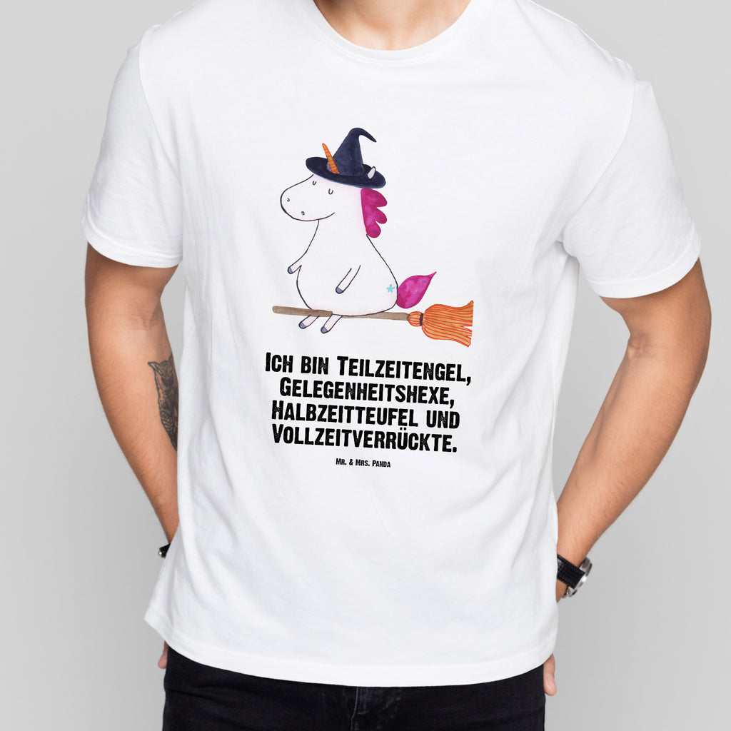 T-Shirt Standard Einhorn Hexe T-Shirt, Shirt, Tshirt, Lustiges T-Shirt, T-Shirt mit Spruch, Party, Junggesellenabschied, Jubiläum, Geburstag, Herrn, Damen, Männer, Frauen, Schlafshirt, Nachthemd, Sprüche, Einhorn, Einhörner, Einhorn Deko, Pegasus, Unicorn, Frau, Ehefrau, Hexe, Teufel, Engel, Verrückte, Freundin, Leben, Zicke