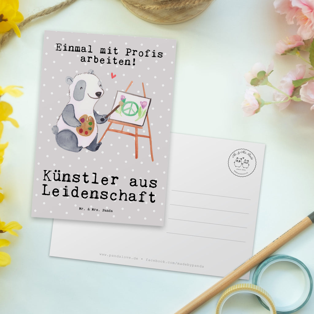 Postkarte Künstler aus Leidenschaft Postkarte, Karte, Geschenkkarte, Grußkarte, Einladung, Ansichtskarte, Geburtstagskarte, Einladungskarte, Dankeskarte, Ansichtskarten, Einladung Geburtstag, Einladungskarten Geburtstag, Beruf, Ausbildung, Jubiläum, Abschied, Rente, Kollege, Kollegin, Geschenk, Schenken, Arbeitskollege, Mitarbeiter, Firma, Danke, Dankeschön, Künstler, Maler, Kunstmaler, Galerie Eröffnung, Kunstschule