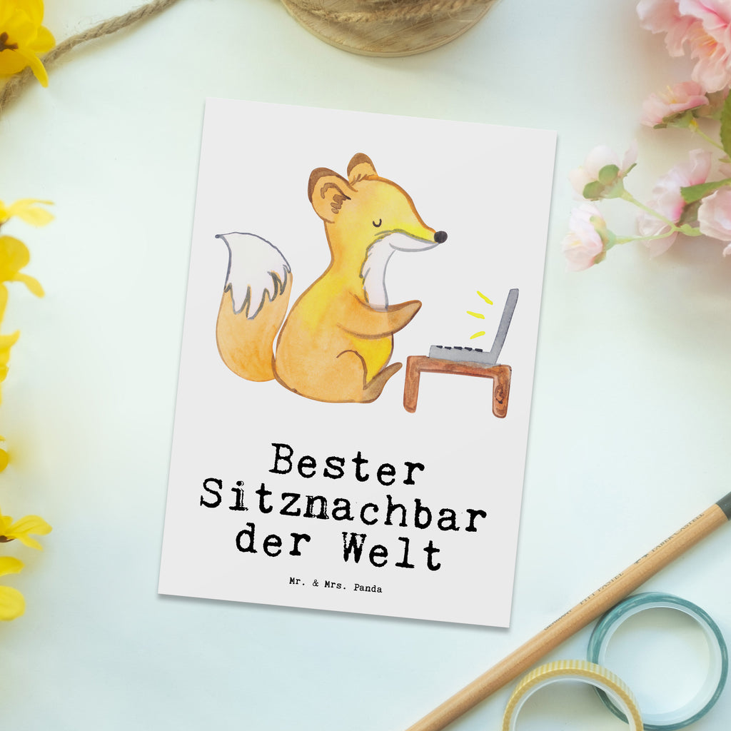 Postkarte Fuchs Bester Sitznachbar der Welt Postkarte, Karte, Geschenkkarte, Grußkarte, Einladung, Ansichtskarte, Geburtstagskarte, Einladungskarte, Dankeskarte, Ansichtskarten, Einladung Geburtstag, Einladungskarten Geburtstag, für, Dankeschön, Geschenk, Schenken, Geburtstag, Geburtstagsgeschenk, Geschenkidee, Danke, Bedanken, Mitbringsel, Freude machen, Geschenktipp, Sitznachbar, Stuhlnachbar, Nachbar, Uni, Universität, Seminar, Kommilitone, Tischnachbar, Schule, Mitschüler, Mitstudent, Hochschule