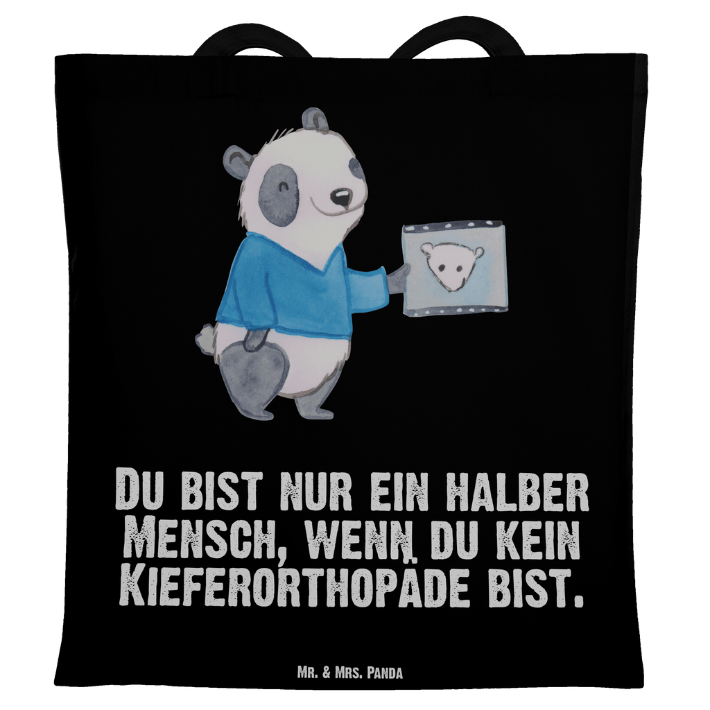 Tragetasche Kieferorthopäde mit Herz Beuteltasche, Beutel, Einkaufstasche, Jutebeutel, Stoffbeutel, Tasche, Shopper, Umhängetasche, Strandtasche, Schultertasche, Stofftasche, Tragetasche, Badetasche, Jutetasche, Einkaufstüte, Laptoptasche, Beruf, Ausbildung, Jubiläum, Abschied, Rente, Kollege, Kollegin, Geschenk, Schenken, Arbeitskollege, Mitarbeiter, Firma, Danke, Dankeschön