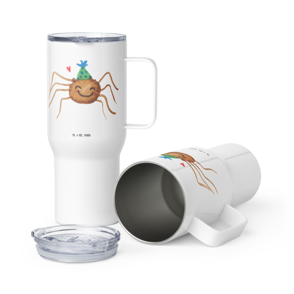 XXL Thermobecher Spinne Agathe Party Thermobecher, XL Thermobecher, Reisebecher, XL Reisetasse, Großer Thermobecher, Autobecher, Jumbo Becher, Spinne Agathe, Spinne, Agathe, Videos, Merchandise, Selbstliebe, Wunder, Motivation, Glück