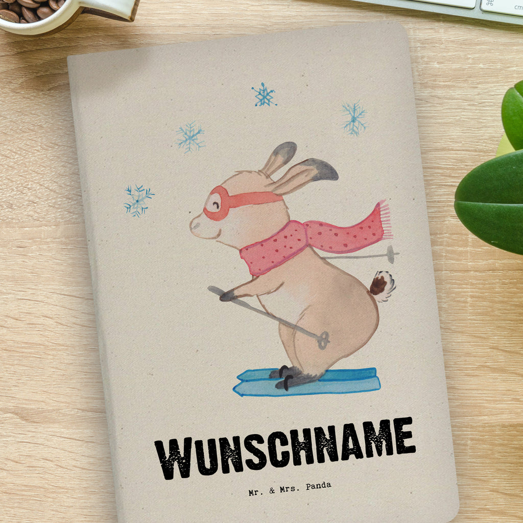 DIN A4 Personalisiertes Notizbuch Skilehrer mit Herz Personalisiertes Notizbuch, Notizbuch mit Namen, Notizbuch bedrucken, Personalisierung, Namensbuch, Namen, Beruf, Ausbildung, Jubiläum, Abschied, Rente, Kollege, Kollegin, Geschenk, Schenken, Arbeitskollege, Mitarbeiter, Firma, Danke, Dankeschön