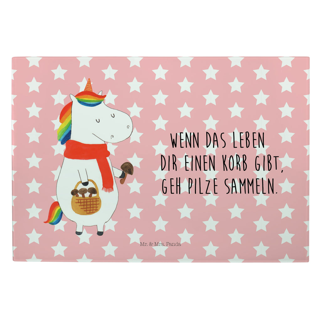 Glasschneidebrett Einhorn Pilz Glasschneidebrett, Schneidebrett, Frühstücksbrett, Küche, Einhorn, Einhörner, Einhorn Deko, Pegasus, Unicorn, Pilze, Pilzsammler, Motivation, Spruch, Liebeskummer