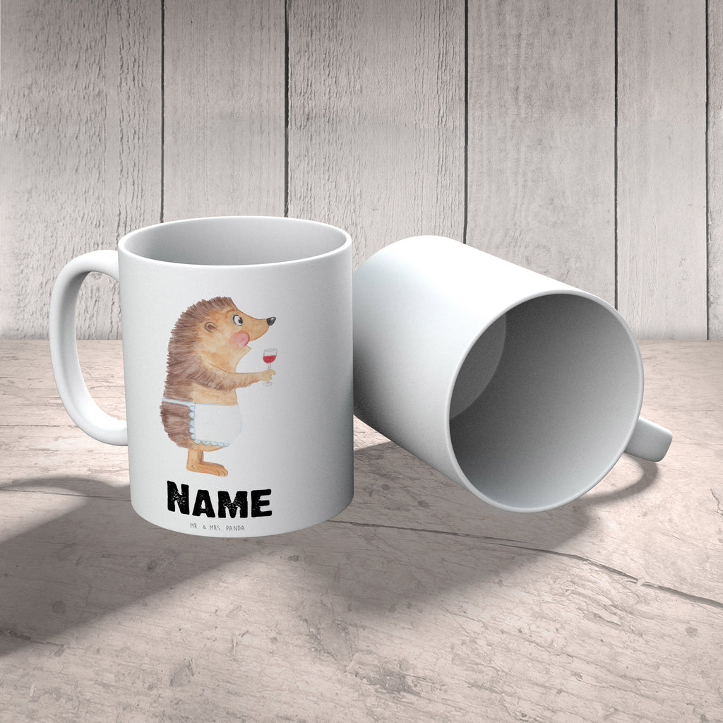 Personalisierte Tasse Igel mit Wein Personalisierte Tasse, Namenstasse, Wunschname, Personalisiert, Tasse, Namen, Drucken, Tasse mit Namen, Tiermotive, Gute Laune, lustige Sprüche, Tiere, Wein Spruch, Igel, Geschenk Weintrinker, Geschenk Weinliebhaber, Wein Deko, Weinglas, Rotwein, Weißwein, Wein trinken