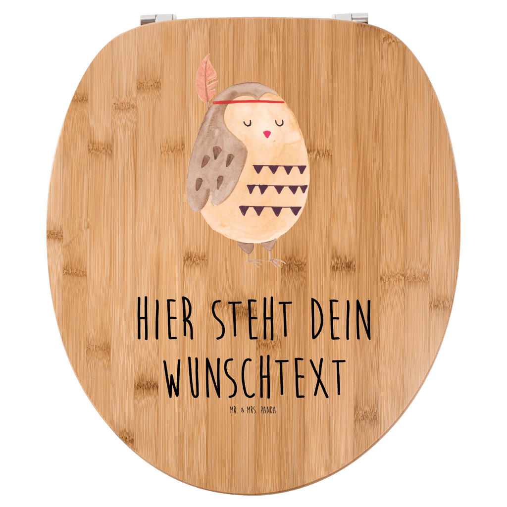 Personalisierter WC Sitz Motiv Eule Federschmuck Personalisierte Klobrille, Personalisierter Klodeckel, Personalisierter Toilettendeckel, Personalisierter WC-Sitz, Toilettendeckel mit Namen, WC Sitz mit Namen, Eule, Eule Deko, Owl, Das Leben ist ein Abenteuer, Reisespruch, Federschmuck, Dekoration