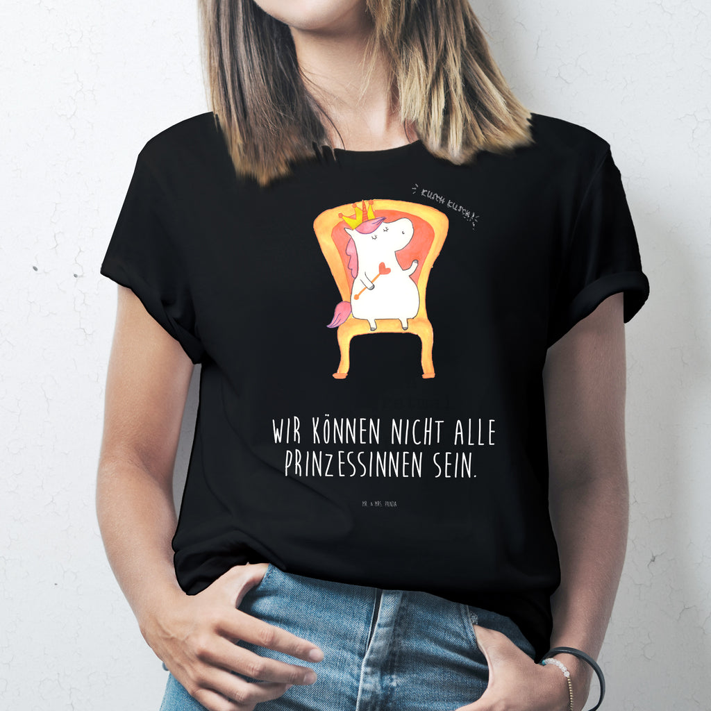 T-Shirt Standard Einhorn König T-Shirt, Shirt, Tshirt, Lustiges T-Shirt, T-Shirt mit Spruch, Party, Junggesellenabschied, Jubiläum, Geburstag, Herrn, Damen, Männer, Frauen, Schlafshirt, Nachthemd, Sprüche, Einhorn, Einhörner, Einhorn Deko, Pegasus, Unicorn, König, Präsident, Bundeskanzler, Herrscher, Kaiser, Prinzessin, Krone