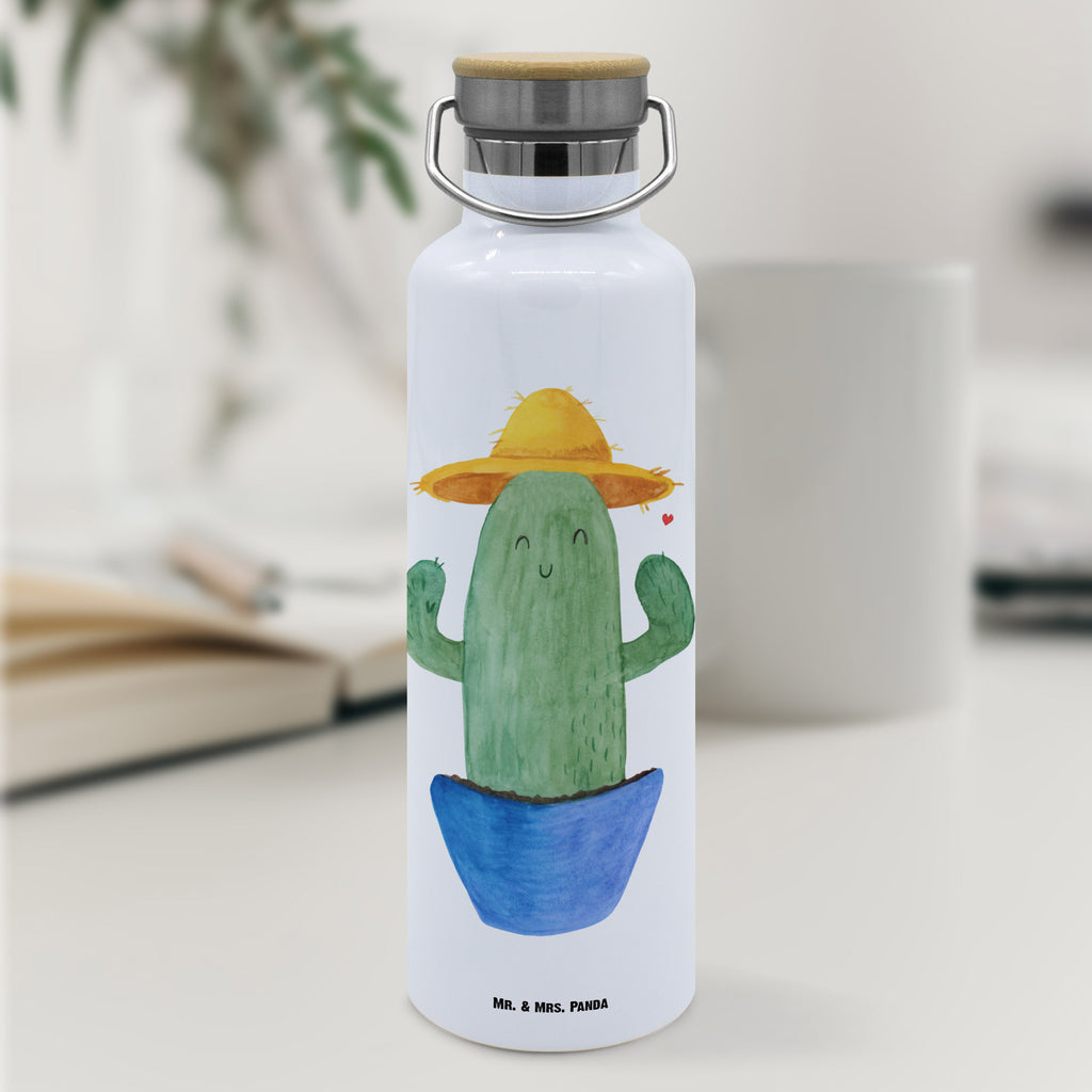 Trinkflasche Kaktus Hut Thermosflasche, Isolierflasche, Edelstahl, Trinkflasche, isoliert, Wamrhaltefunktion, Sportflasche, Flasche zum Sport, Sportlerflasche, Kaktus, Kakteen, Reisen, Weltreise, Weltenbummler, Reisetagebuch, Städtetrip, Kaktusliebe, Geschenkidee, Spruch, Motivation