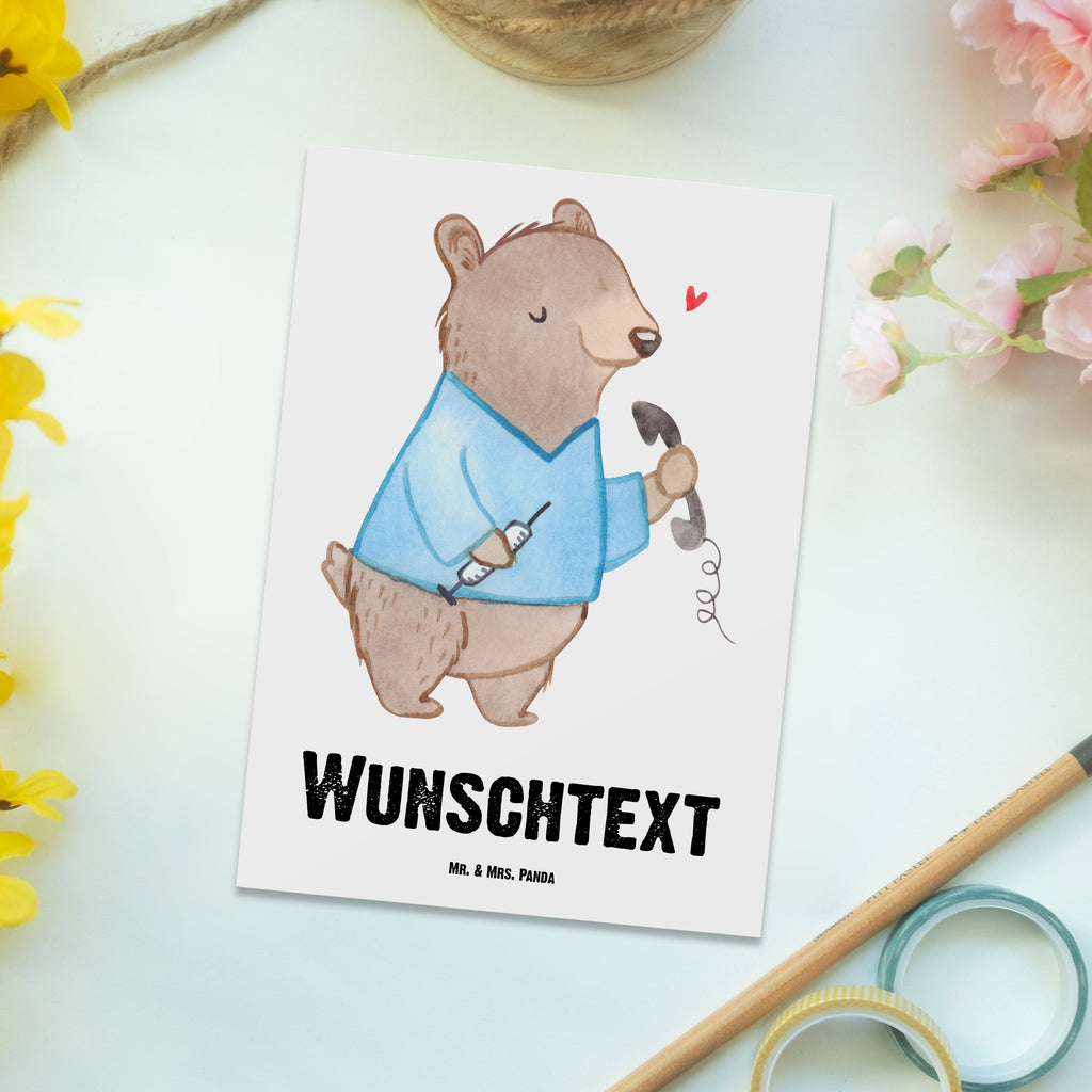 Personalisierte Postkarte Krankenpflegehelfer mit Herz Postkarte mit Namen, Postkarte bedrucken, Postkarte mit Wunschtext, Postkarte personalisierbar, Geschenkkarte mit Namen, Grußkarte mit Namen, Karte mit Namen, Einladung mit Namen, Ansichtskarte mit Namen, Geschenkkarte mit Wunschtext, Grußkarte mit Wunschtext, Karte mit Wunschtext, Einladung mit Wunschtext, Ansichtskarte mit Wunschtext, Beruf, Ausbildung, Jubiläum, Abschied, Rente, Kollege, Kollegin, Geschenk, Schenken, Arbeitskollege, Mitarbeiter, Firma, Danke, Dankeschön, Krankenpflegehelfer, Pflegehelfer, Pflegekraft