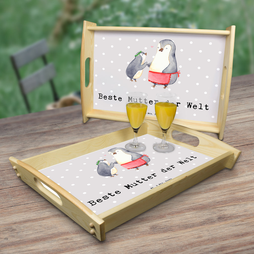 Serviertablett Pinguin Beste Mutter der Welt Serviertablett, Tablett, Holztablett, Küchentablett, Dekotablett, Frühstückstablett, für, Dankeschön, Geschenk, Schenken, Geburtstag, Geburtstagsgeschenk, Geschenkidee, Danke, Bedanken, Mitbringsel, Freude machen, Geschenktipp, Mama, Mami, Mutter, Muttertag, Mutti, Ma, Tochter, Sohn, Beste Mama, Beste, Supermama