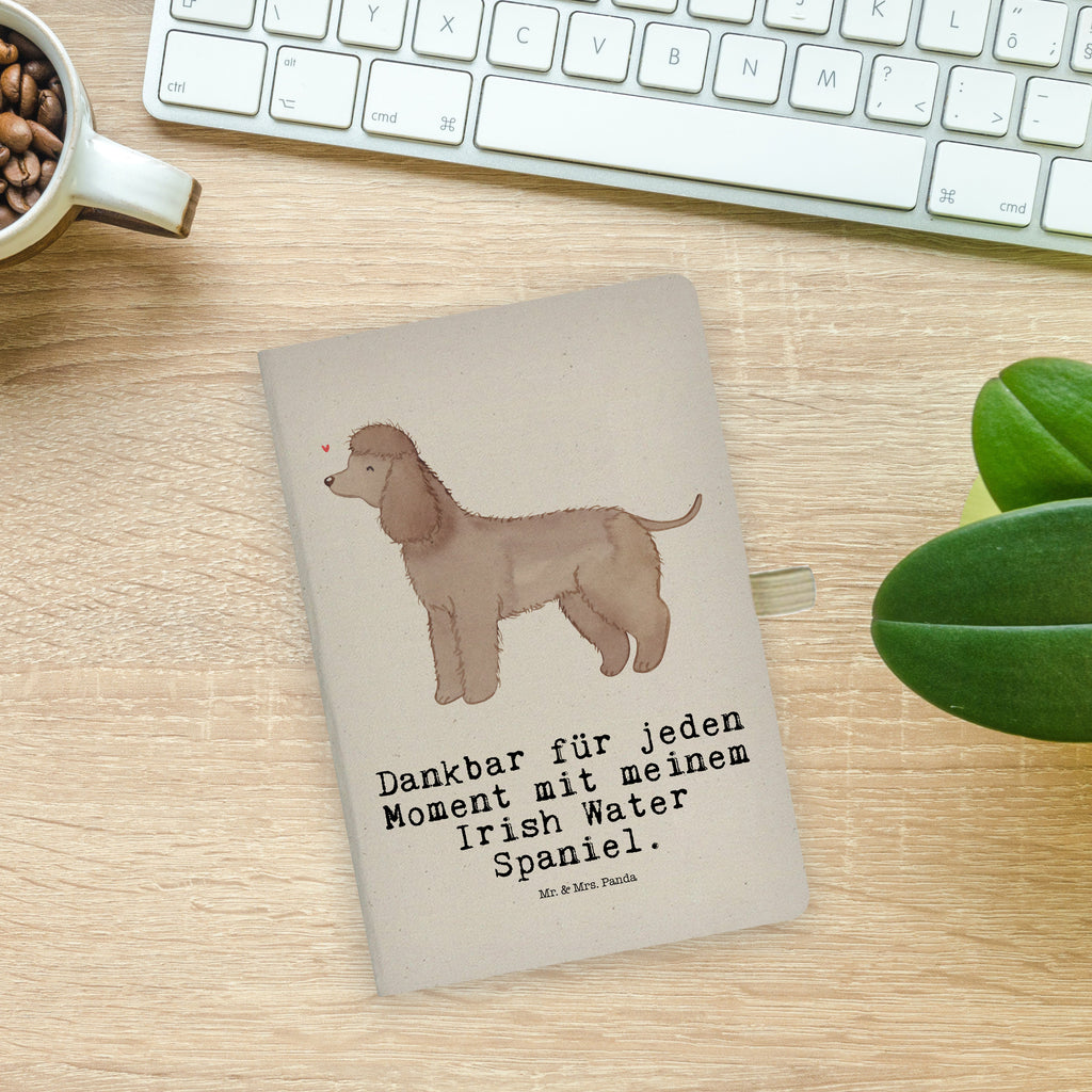 Baumwoll Notizbuch Irish Water Spaniel Moment Notizen, Eintragebuch, Tagebuch, Notizblock, Adressbuch, Journal, Kladde, Skizzenbuch, Notizheft, Schreibbuch, Schreibheft, Hund, Hunderasse, Rassehund, Hundebesitzer, Geschenk, Tierfreund, Schenken, Welpe, Irish Water Spaniel, Jagdhund