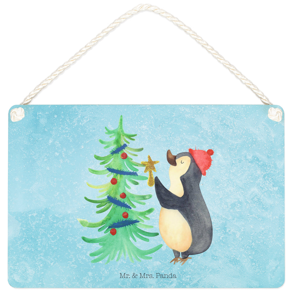 Deko Schild Pinguin Weihnachtsbaum Dekoschild, Deko Schild, Schild, Tür Schild, Türschild, Holzschild, Wandschild, Wanddeko, Winter, Weihnachten, Weihnachtsdeko, Nikolaus, Advent, Heiligabend, Wintermotiv, Pinguin