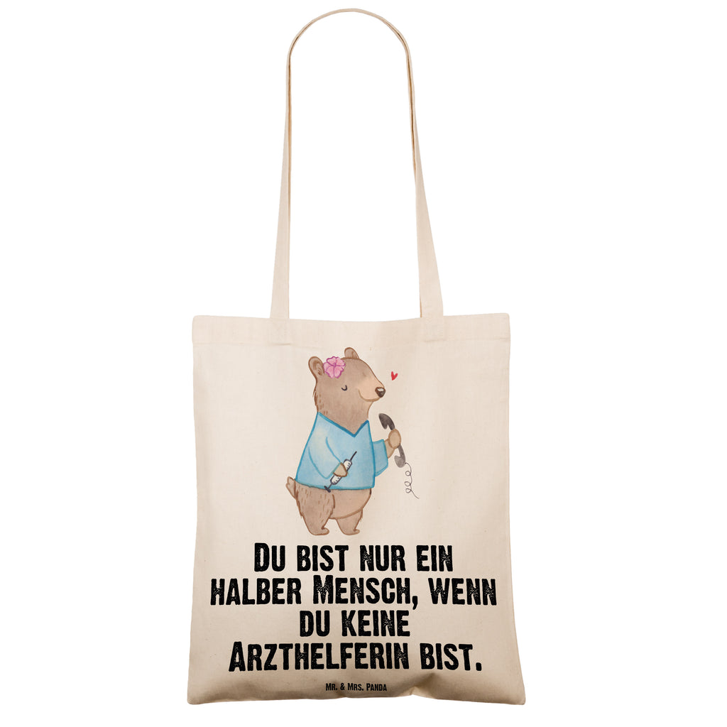 Tragetasche Arzthelferin mit Herz Beuteltasche, Beutel, Einkaufstasche, Jutebeutel, Stoffbeutel, Tasche, Shopper, Umhängetasche, Strandtasche, Schultertasche, Stofftasche, Tragetasche, Badetasche, Jutetasche, Einkaufstüte, Laptoptasche, Beruf, Ausbildung, Jubiläum, Abschied, Rente, Kollege, Kollegin, Geschenk, Schenken, Arbeitskollege, Mitarbeiter, Firma, Danke, Dankeschön, Arzthelferin, Medizinische Fachangestellte