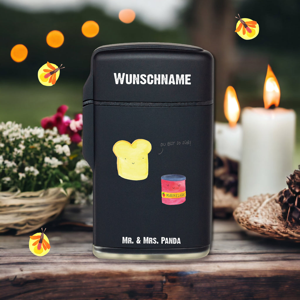 Personalisiertes Feuerzeug Toast & Marmelade Personalisiertes Feuerzeug, Personalisiertes Gas-Feuerzeug, Personalisiertes Sturmfeuerzeug, Tiermotive, Gute Laune, lustige Sprüche, Tiere, Toast, Marmelade, Dreamteam, süße Postkarte, süß, Küche Deko, Küche Spruch, Frühstück Einladung, Brot, Toastbrot