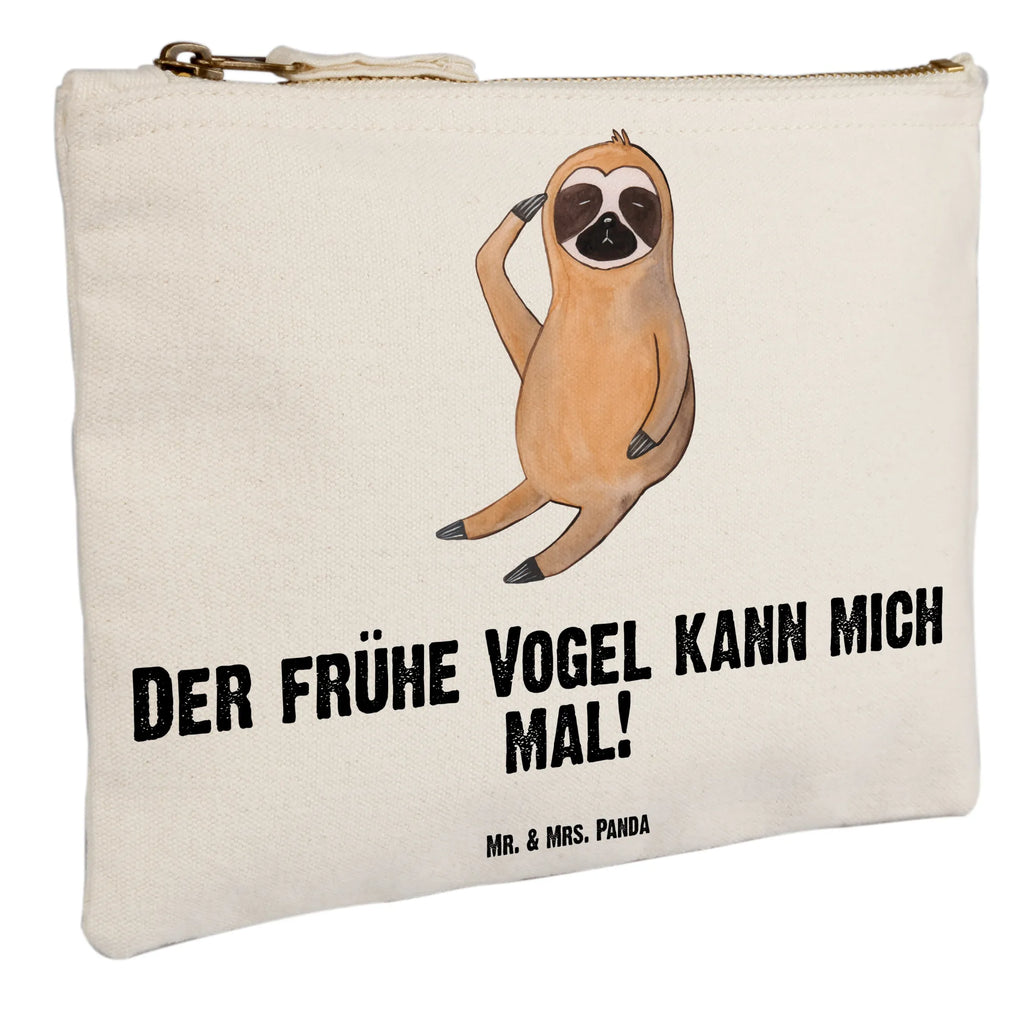 Schminktasche Faultier Vogel Schminktasche, Kosmetiktasche, Kosmetikbeutel, Stiftemäppchen, Etui, Federmappe, Makeup, XXL, Schminketui, Kosmetiketui, Schlamperetui, Faultier, Faultier Geschenk, Faultier Deko, Faultiere, faul, Lieblingstier, Spinner, früher Vogel, der frühe Vogel, Frühaufsteher, Morgenmuffel, Vogel, Faultierwelt