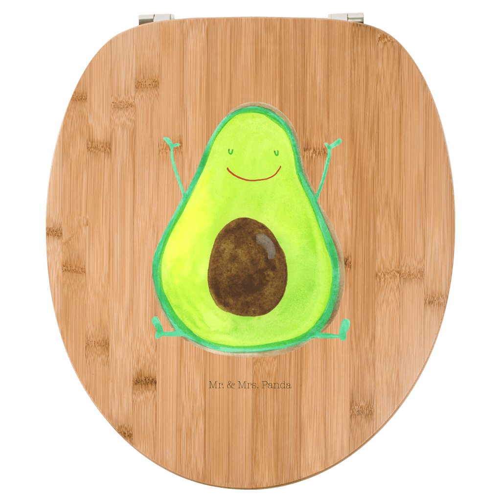 Motiv WC Sitz Avocado Glücklich Klobrille, Klodeckel, Toilettendeckel, WC-Sitz, Toilette, Avocado, Veggie, Vegan, Gesund, Chaos