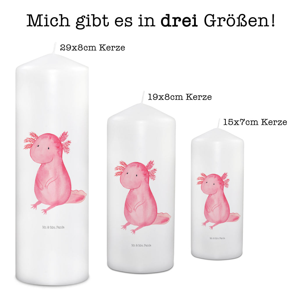 Kerze Axolotl Kerze, Taufkerze, Kommunionskerze, Geburtstagskerze, Geschenk Kerze, Taufgeschenk Kerze, Kerze mit Druck, Besondere Kerze, Geschenkidee Kerze, Kerze für Kommunion, Geburtstag Kerze, Kommunion Kerze, Axolotl, Molch, Axolot, vergnügt, fröhlich, zufrieden, Lebensstil, Weisheit, Lebensweisheit, Liebe, Freundin