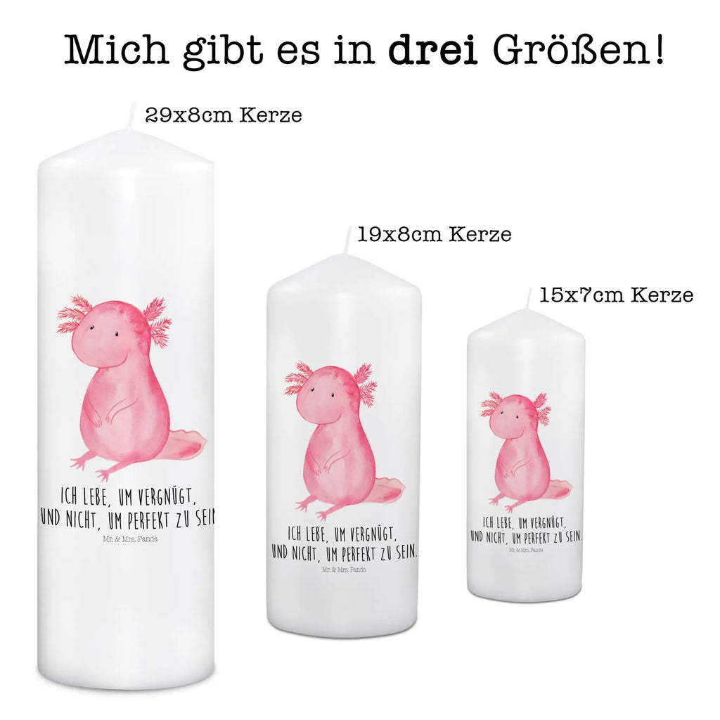 Kerze Axolotl Kerze, Taufkerze, Kommunionskerze, Geburtstagskerze, Geschenk Kerze, Taufgeschenk Kerze, Kerze mit Druck, Besondere Kerze, Geschenkidee Kerze, Kerze für Kommunion, Geburtstag Kerze, Kommunion Kerze, Axolotl, Molch, Axolot, vergnügt, fröhlich, zufrieden, Lebensstil, Weisheit, Lebensweisheit, Liebe, Freundin