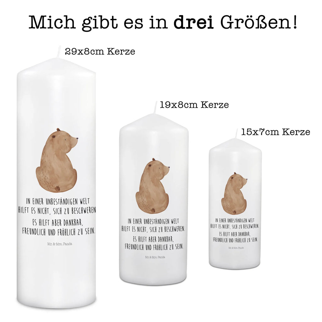 Kerze Bär Schulterblick Kerze, Taufkerze, Kommunionskerze, Geburtstagskerze, Geschenk Kerze, Taufgeschenk Kerze, Kerze mit Druck, Besondere Kerze, Geschenkidee Kerze, Kerze für Kommunion, Geburtstag Kerze, Kommunion Kerze, Bär, Teddy, Teddybär, Selbstachtung, Weltansicht, Motivation, Bären, Bärenliebe, Weisheit