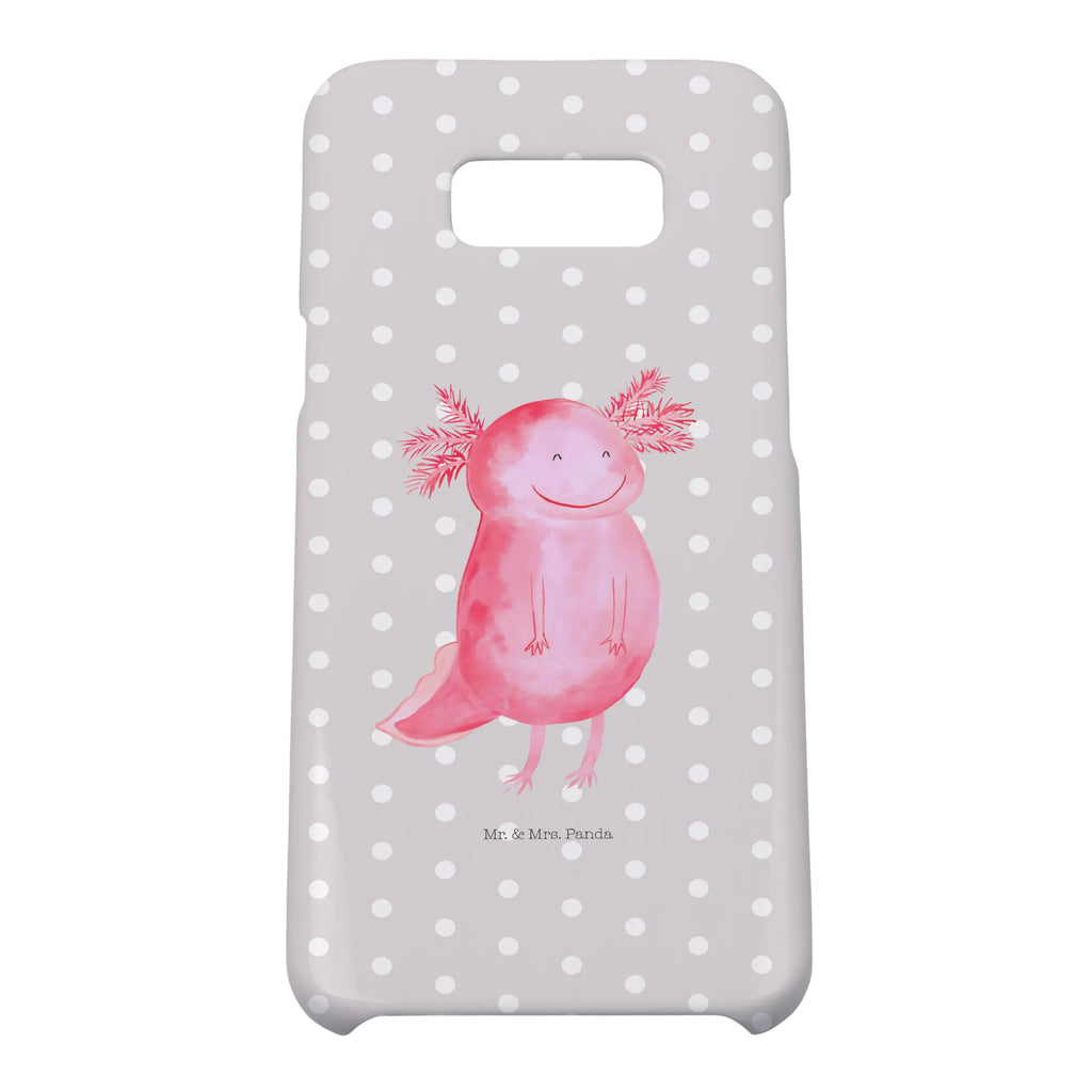 Handyhülle Axolotl Glücklich Handyhülle, Handycover, Cover, Handy, Hülle, Iphone 10, Iphone X, Axolotl, Molch, Axolot, Schwanzlurch, Lurch, Lurche, Motivation, gute Laune