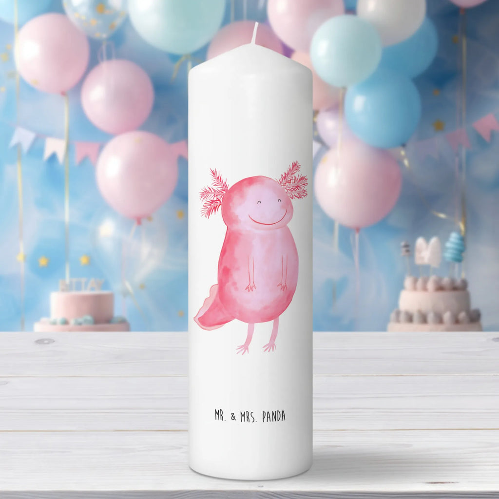 Candle axolotl Happy Kerze, Taufkerze, Kommunionskerze, Geburtstagskerze, Geschenk Kerze, Taufgeschenk Kerze, Kerze mit Druck, Besondere Kerze, Geschenkidee Kerze, Kerze für Kommunion, Geburtstag Kerze, Kommunion Kerze, Axolotl, Molch, Axolot, Schwanzlurch, Lurch, Lurche, Motivation, gute Laune