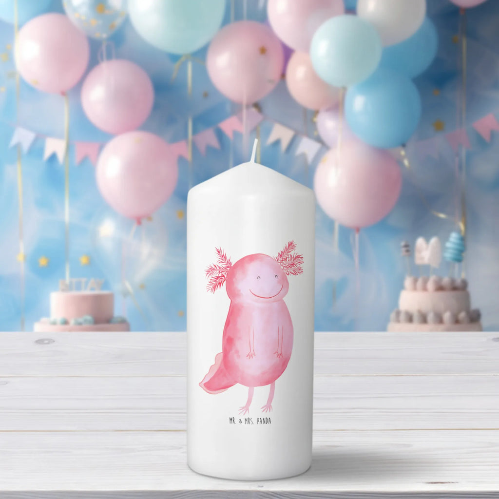 Candle axolotl Happy Kerze, Taufkerze, Kommunionskerze, Geburtstagskerze, Geschenk Kerze, Taufgeschenk Kerze, Kerze mit Druck, Besondere Kerze, Geschenkidee Kerze, Kerze für Kommunion, Geburtstag Kerze, Kommunion Kerze, Axolotl, Molch, Axolot, Schwanzlurch, Lurch, Lurche, Motivation, gute Laune