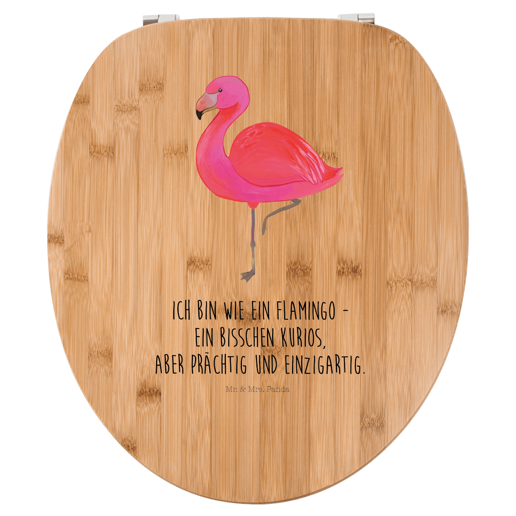 Motiv WC Sitz Flamingo Classic Klobrille, Klodeckel, Toilettendeckel, WC-Sitz, Toilette, Flamingo, Einzigartig, Selbstliebe, Stolz, ich, für mich, Spruch, Freundin, Freundinnen, Außenseiter, Sohn, Tochter, Geschwister