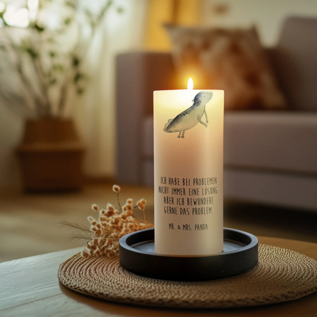 Candle axolotl To swim Kerze, Taufkerze, Kommunionskerze, Geburtstagskerze, Geschenk Kerze, Taufgeschenk Kerze, Kerze mit Druck, Besondere Kerze, Geschenkidee Kerze, Kerze für Kommunion, Geburtstag Kerze, Kommunion Kerze, Axolotl, Molch, Axolot, Schwanzlurch, Lurch, Lurche, Problem, Probleme, Lösungen, Motivation