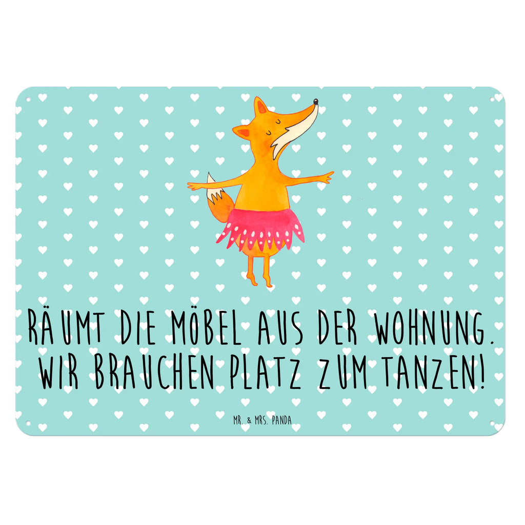 Blechschild Fuchs Ballerina Blechschild, Metallschild, Geschenk Schild, Schild, Magnet-Metall-Schild, Deko Schild, Wandschild, Wand-Dekoration, Türschild, Fuchs, Fuchs Spruch, Füchse, Füchsin, Ballerina, Ballett, Tänzerin, Tanzen, Party, Einladung, Geburtstag