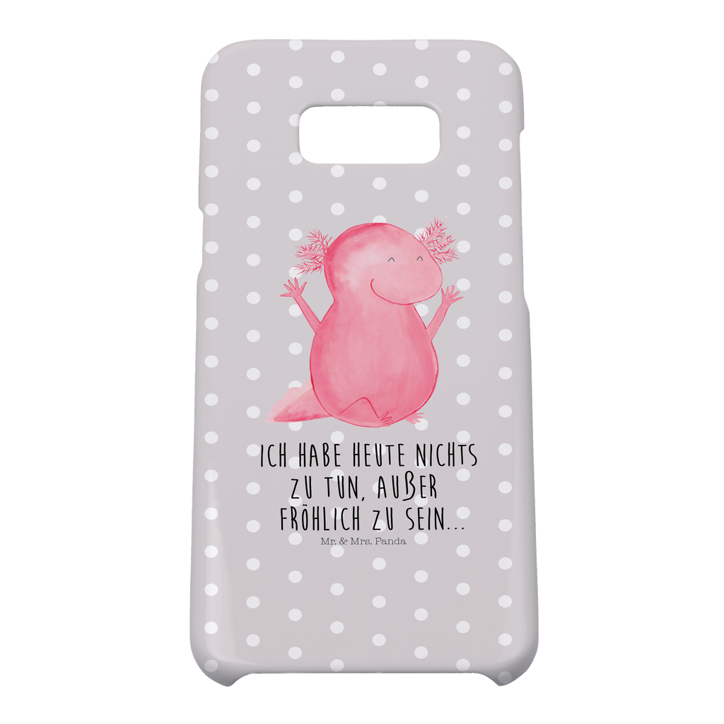 Handyhülle Axolotl Hurra Handyhülle, Handycover, Cover, Handy, Hülle, Iphone 10, Iphone X, Axolotl, Molch, Axolot, Schwanzlurch, Lurch, Lurche, fröhlich, Spaß, Freude, Motivation, Zufriedenheit