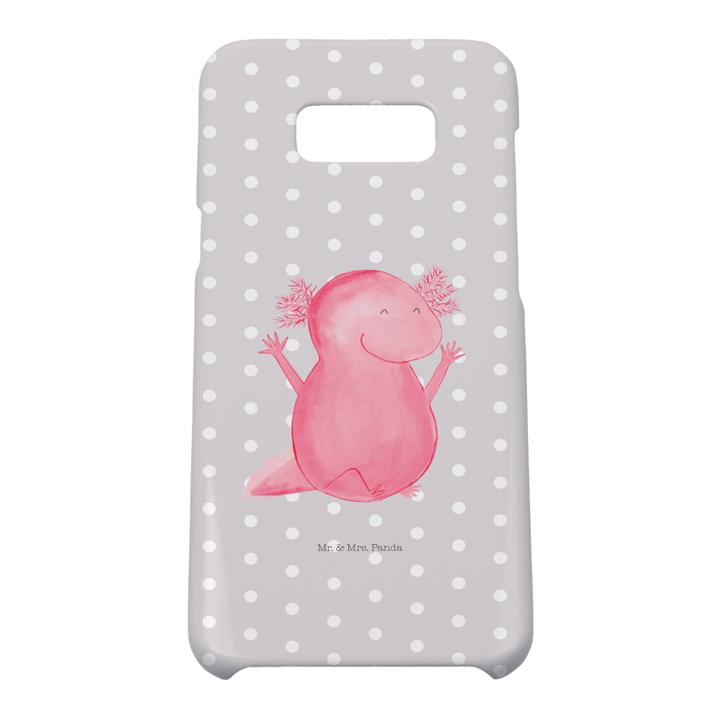 Handyhülle Axolotl Hurra Handyhülle, Handycover, Cover, Handy, Hülle, Iphone 10, Iphone X, Axolotl, Molch, Axolot, Schwanzlurch, Lurch, Lurche, fröhlich, Spaß, Freude, Motivation, Zufriedenheit