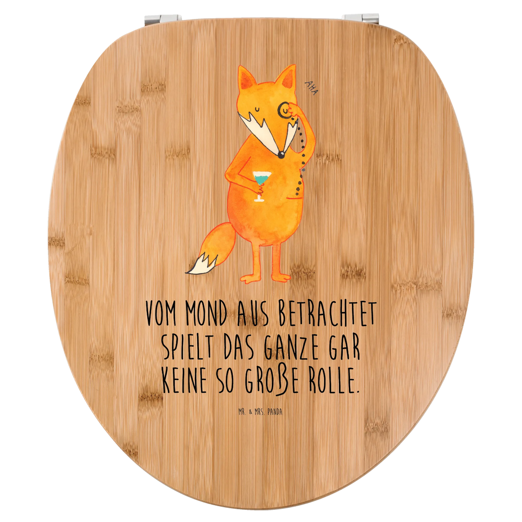 Motiv WC Sitz Fuchs Lord Klobrille, Klodeckel, Toilettendeckel, WC-Sitz, Toilette, Fuchs, Füchse, tröstende Worte, Spruch lustig, Liebeskummer Geschenk, Motivation Spruch, Problemlösung