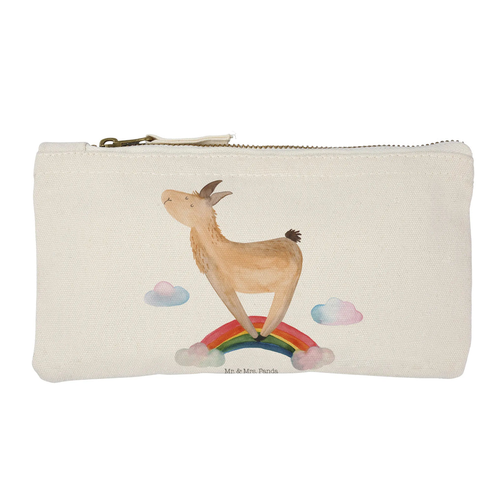 Schminktasche Lama Regenbogen Schminktasche, Kosmetiktasche, Kosmetikbeutel, Stiftemäppchen, Etui, Federmappe, Makeup, XXL, Schminketui, Kosmetiketui, Schlamperetui, Lama, Alpaka, Lamas, Regenbogen, Haters gonna hate, Haters, Selbstständig, Außenseiter, Schule, Abi, Hobby, Wolkenland, Freiheit