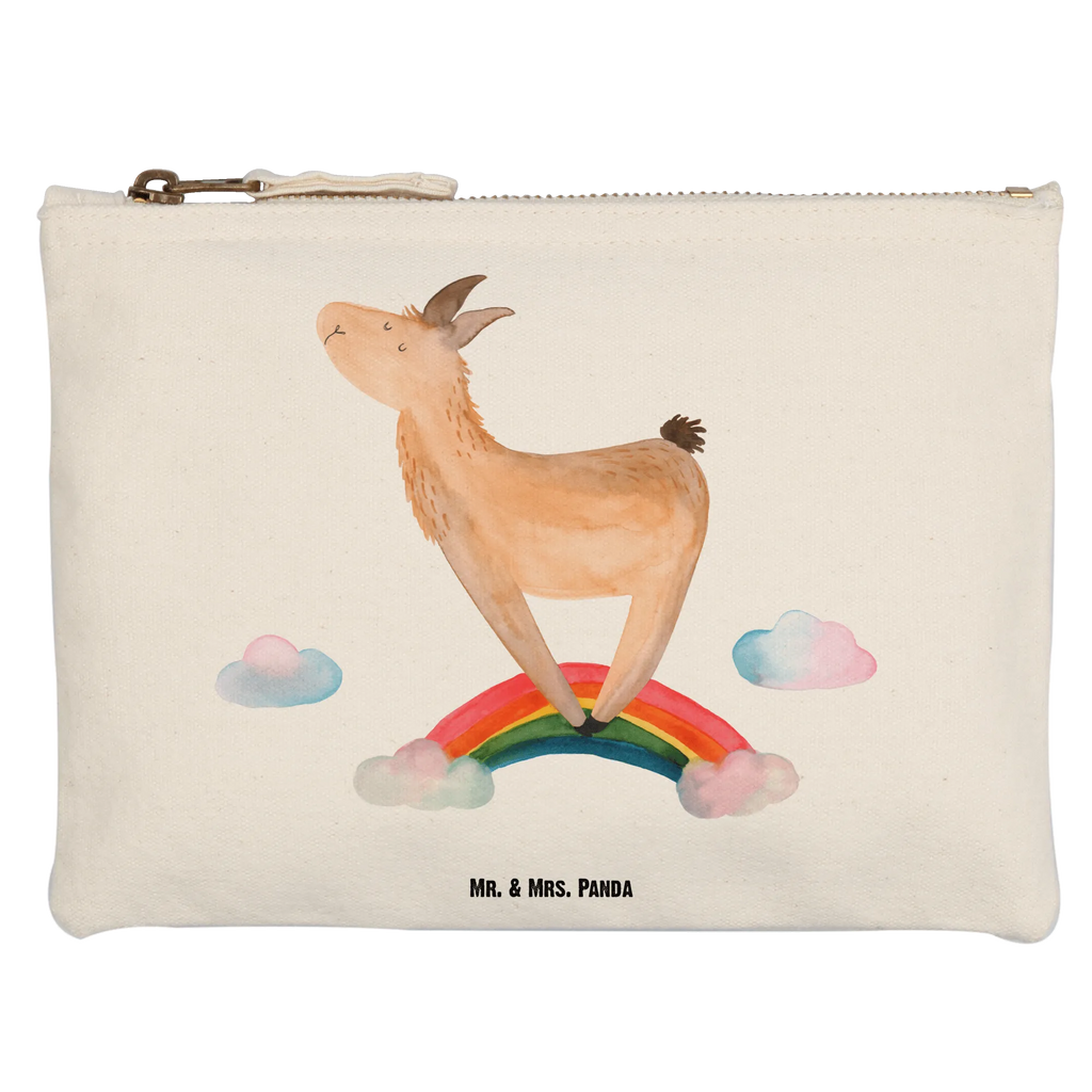 Schminktasche Lama Regenbogen Schminktasche, Kosmetiktasche, Kosmetikbeutel, Stiftemäppchen, Etui, Federmappe, Makeup, XXL, Schminketui, Kosmetiketui, Schlamperetui, Lama, Alpaka, Lamas, Regenbogen, Haters gonna hate, Haters, Selbstständig, Außenseiter, Schule, Abi, Hobby, Wolkenland, Freiheit