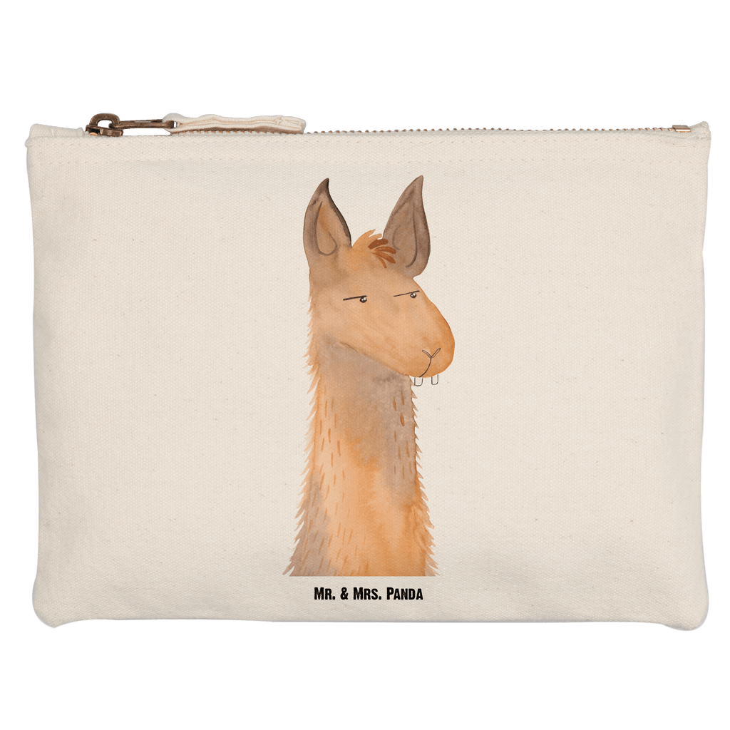 Schminktasche Lamakopf Genervt Schminktasche, Kosmetiktasche, Kosmetikbeutel, Stiftemäppchen, Etui, Federmappe, Makeup, XXL, Schminketui, Kosmetiketui, Schlamperetui, Lama, Alpaka, Lamas, Recht haben, genervt sein, Freundin, beste Freundin, Partnerin, Büro, Büroalltag, Chef, Chefin, Azubi