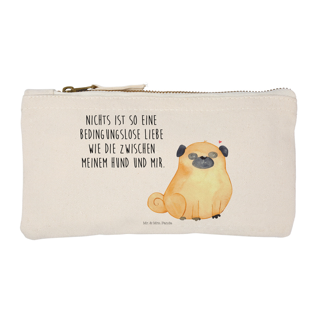 Schminktasche Mops Schminktasche, Kosmetiktasche, Kosmetikbeutel, Stiftemäppchen, Etui, Federmappe, Makeup, XXL, Schminketui, Kosmetiketui, Schlamperetui, Hund, Hundemotiv, Haustier, Hunderasse, Tierliebhaber, Hundebesitzer, Sprüche, Mops, Liebe, Hundeliebe