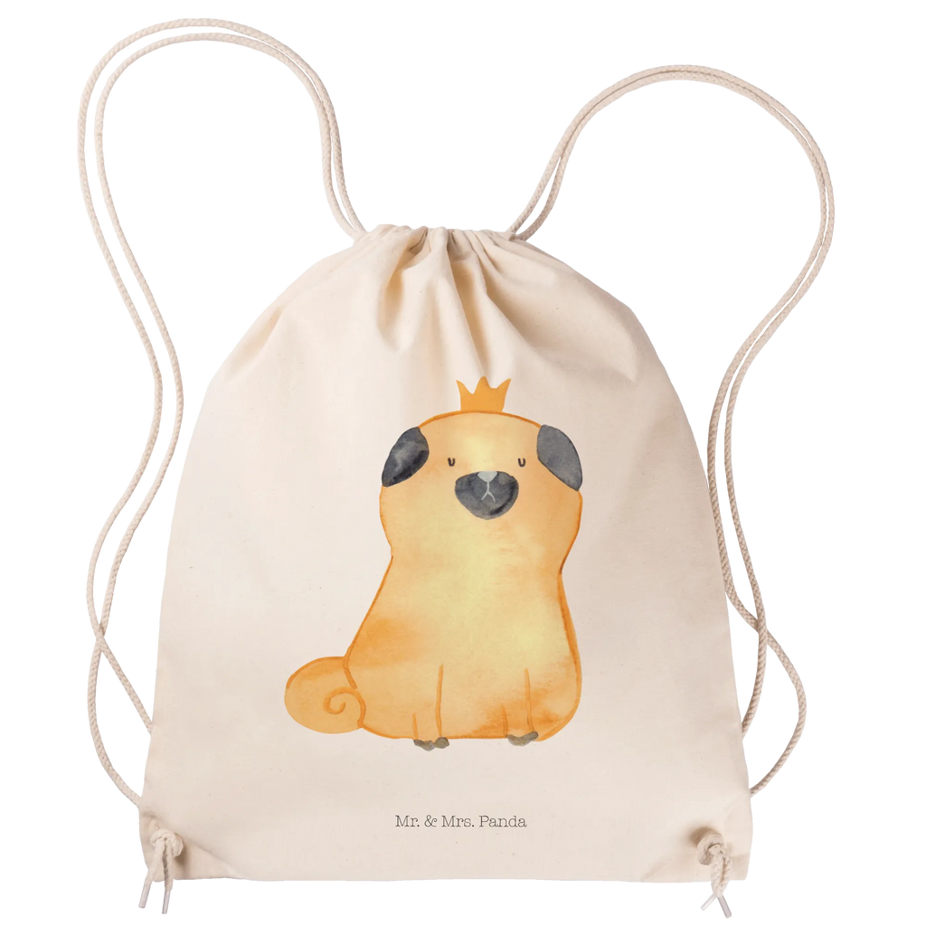 Sportbeutel Mops Krone Sportbeutel, Turnbeutel, Beutel, Sporttasche, Tasche, Stoffbeutel, Sportbeutel Kinder, Gymsack, Beutel Rucksack, Kleine Sporttasche, Sportzubehör, Turnbeutel Baumwolle, Hund, Hundemotiv, Haustier, Hunderasse, Tierliebhaber, Hundebesitzer, Sprüche, Mops, allergisch, kinderlos, Hausregel, Hundebesitzer. Spruch, lustig