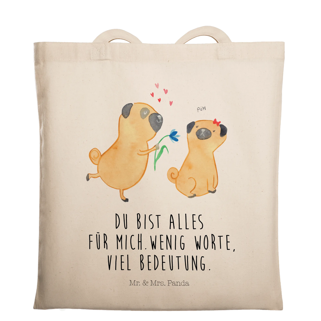 Tragetasche Mops Verliebt Beuteltasche, Beutel, Einkaufstasche, Jutebeutel, Stoffbeutel, Tasche, Shopper, Umhängetasche, Strandtasche, Schultertasche, Stofftasche, Tragetasche, Badetasche, Jutetasche, Einkaufstüte, Laptoptasche, Hund, Hundemotiv, Haustier, Hunderasse, Tierliebhaber, Hundebesitzer, Sprüche, Mops, Möpse, Hundeliebe, verliebt, Liebe, Liebesspruch. Verlobt, Geschenk Freund, Partner