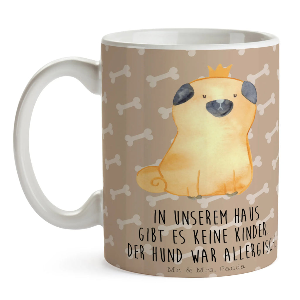 Tasse Mops Krone Tasse, Kaffeetasse, Teetasse, Becher, Kaffeebecher, Teebecher, Keramiktasse, Porzellantasse, Büro Tasse, Geschenk Tasse, Tasse Sprüche, Tasse Motive, Kaffeetassen, Tasse bedrucken, Designer Tasse, Cappuccino Tassen, Schöne Teetassen, Hund, Hundemotiv, Haustier, Hunderasse, Tierliebhaber, Hundebesitzer, Sprüche, Mops, allergisch, kinderlos, Hausregel, Hundebesitzer. Spruch, lustig