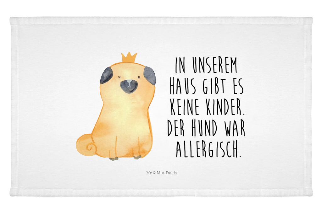 Handtuch Mops Krone Handtuch, Badehandtuch, Badezimmer, Handtücher, groß, Kinder, Baby, Hund, Hundemotiv, Haustier, Hunderasse, Tierliebhaber, Hundebesitzer, Sprüche, Mops, allergisch, kinderlos, Hausregel, Hundebesitzer. Spruch, lustig