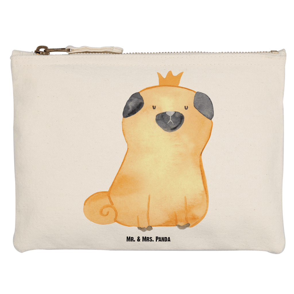 Schminktasche Mops Krone Schminktasche, Kosmetiktasche, Kosmetikbeutel, Stiftemäppchen, Etui, Federmappe, Makeup, XXL, Schminketui, Kosmetiketui, Schlamperetui, Hund, Hundemotiv, Haustier, Hunderasse, Tierliebhaber, Hundebesitzer, Sprüche, Mops, allergisch, kinderlos, Hausregel, Hundebesitzer. Spruch, lustig